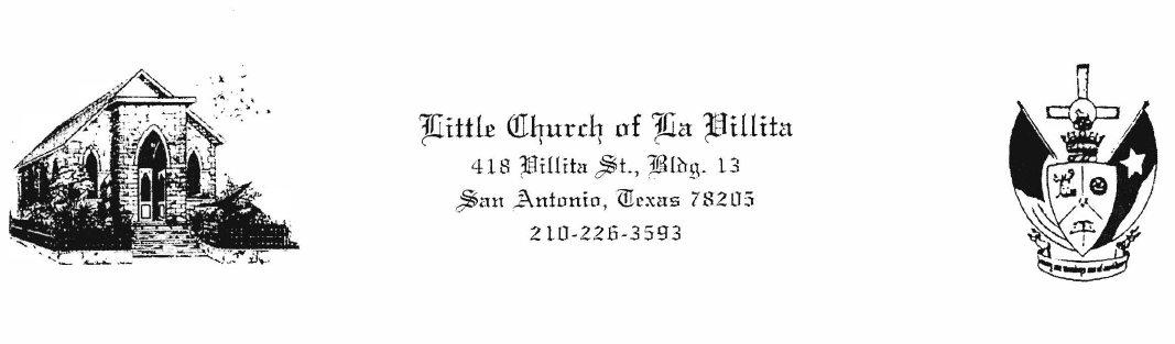 Little Church of La Villita Letterhead